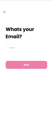 High fidelity onboarding screen